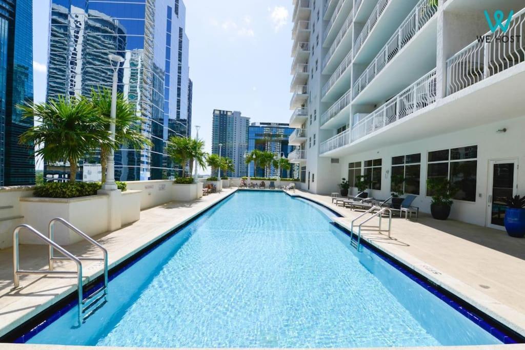 Trendy 2Br Condo With Pool And Bay Views Miami Buitenkant foto